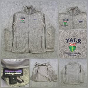 Patagonia Better Sweater Jacket Womens Small Gray Yale PA Fleece Full Zip